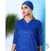 ست اسکراب زنانه + کلاه رنگ آبی کد 403 سایز 46 طب پوش