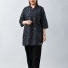 ست اسکراب زنانه + کلاه رنگ مشکی کد 407 سایز 38 طب پوش