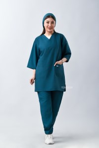 ست اسکراب زنانه رنگ سبز کد 301 طب پوش