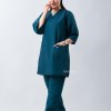 ست اسکراب زنانه رنگ سبز کد 301 سایز 50 طب پوش
