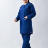 ست اسکراب زنانه رنگ آبی نفتی کد 203 سایز 50 طب پوش